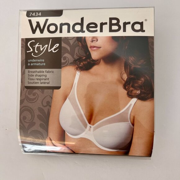 NWT- B36- Wonderbra Comfort -U Design Full-Support Underwire Bra - White - Picture 6 of 12